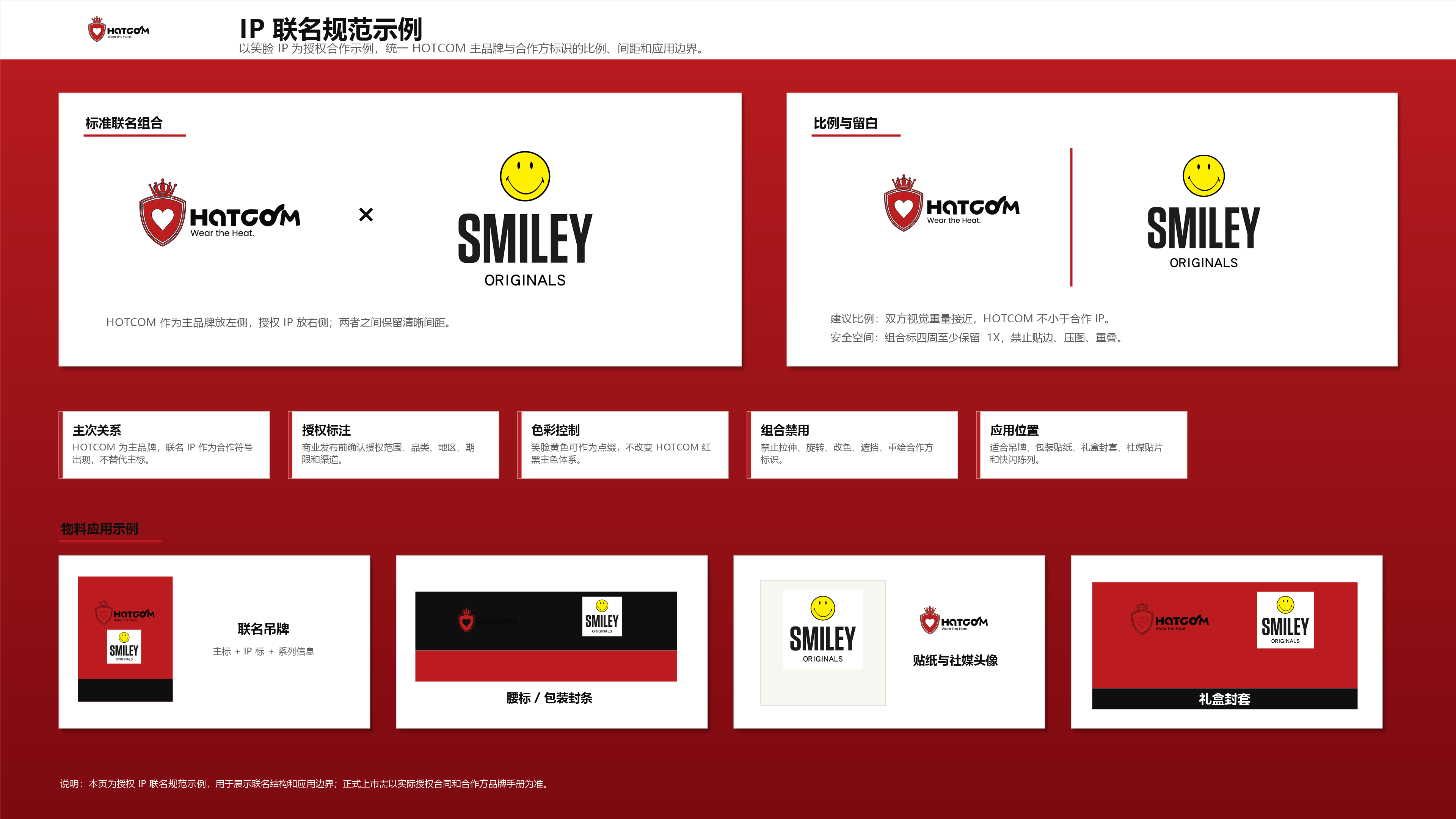 HOTCOM IP 联名规范示例