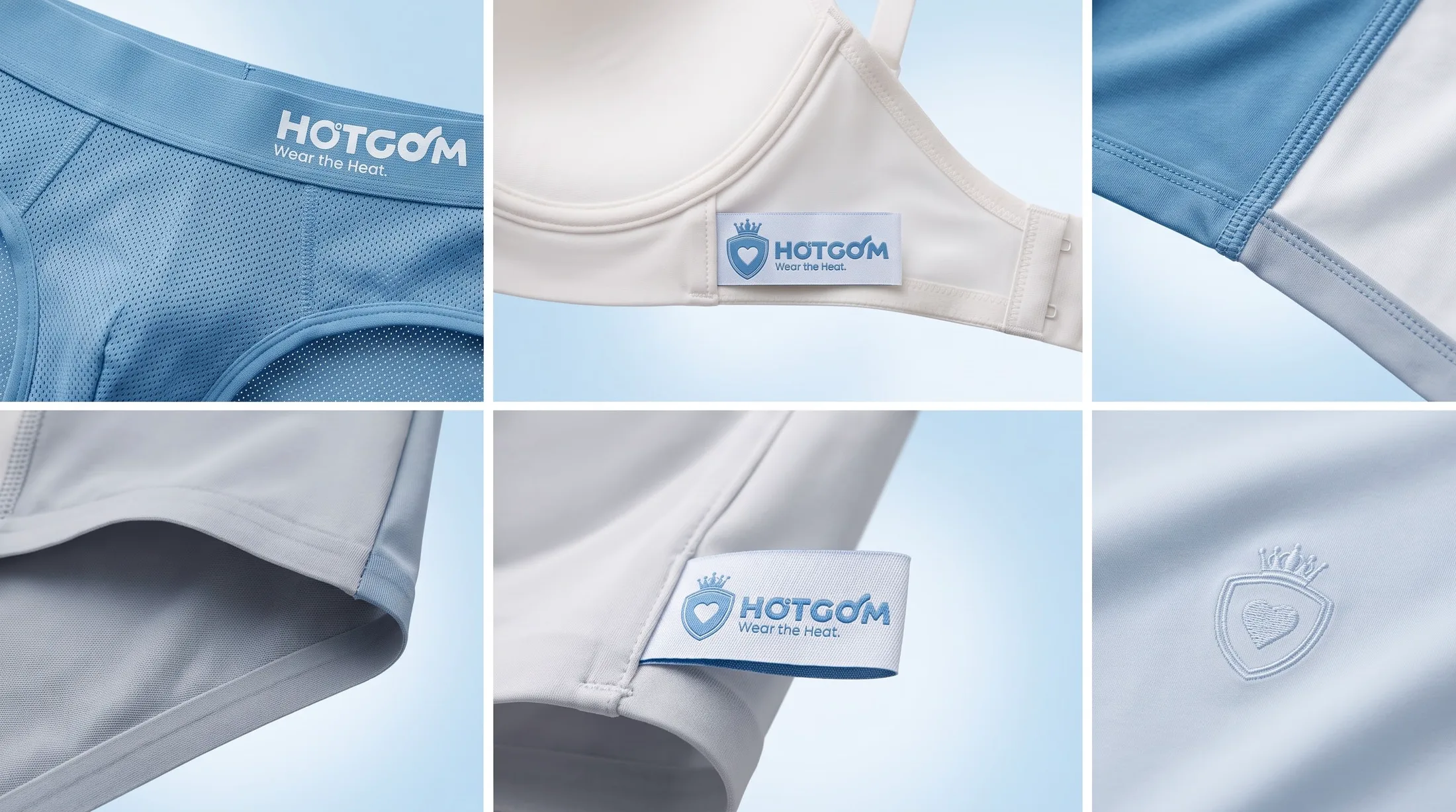 HOTCOM Logo 点缀与工艺细节