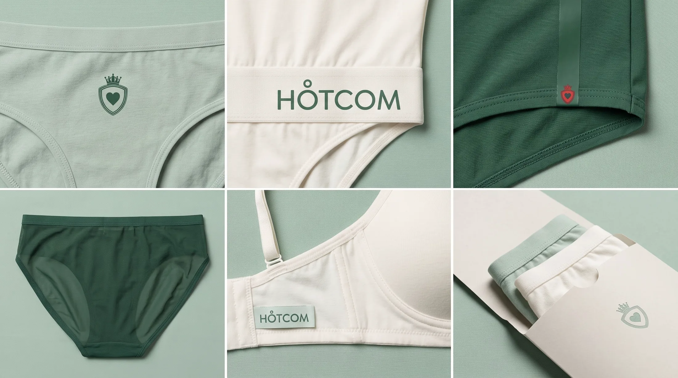 HOTCOM Logo 点缀与工艺细节