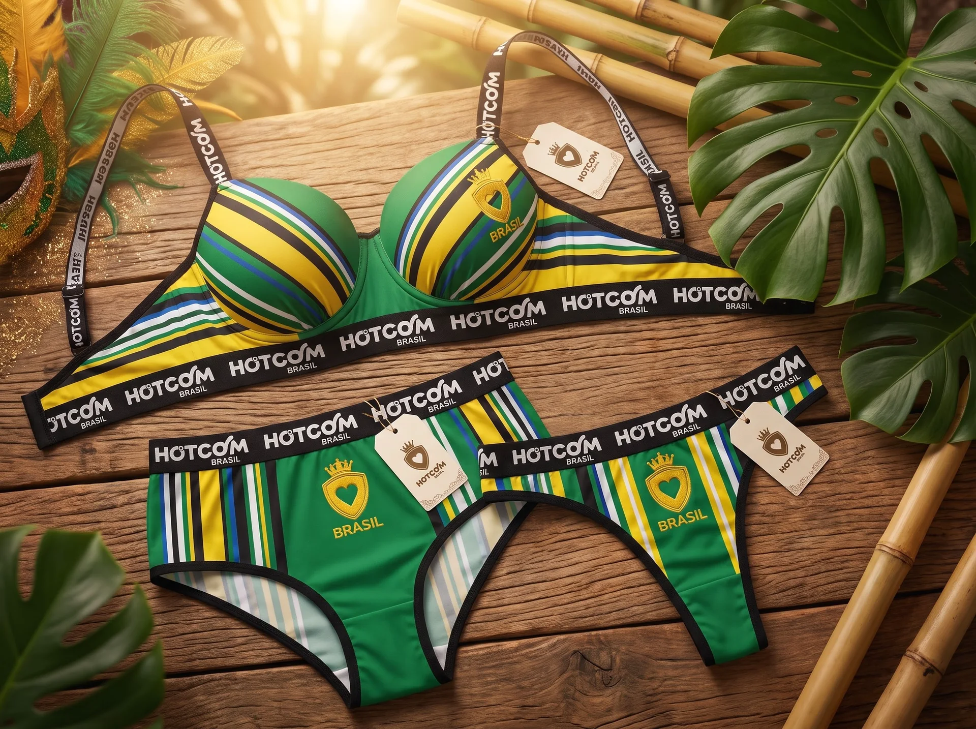92 HOTCOM BRASIL 条纹撞色系列 · 方案 03